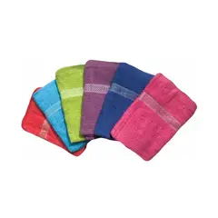 GENERICO - Pack 6 Toallas de Baño Algodón 140x70 cm Surtido Colores