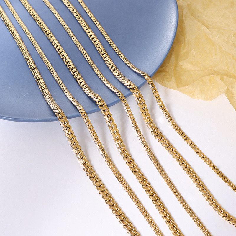 LUX JOYAS - Pulsera Baño Oro Amarillo 18k Grumet Diseño S
