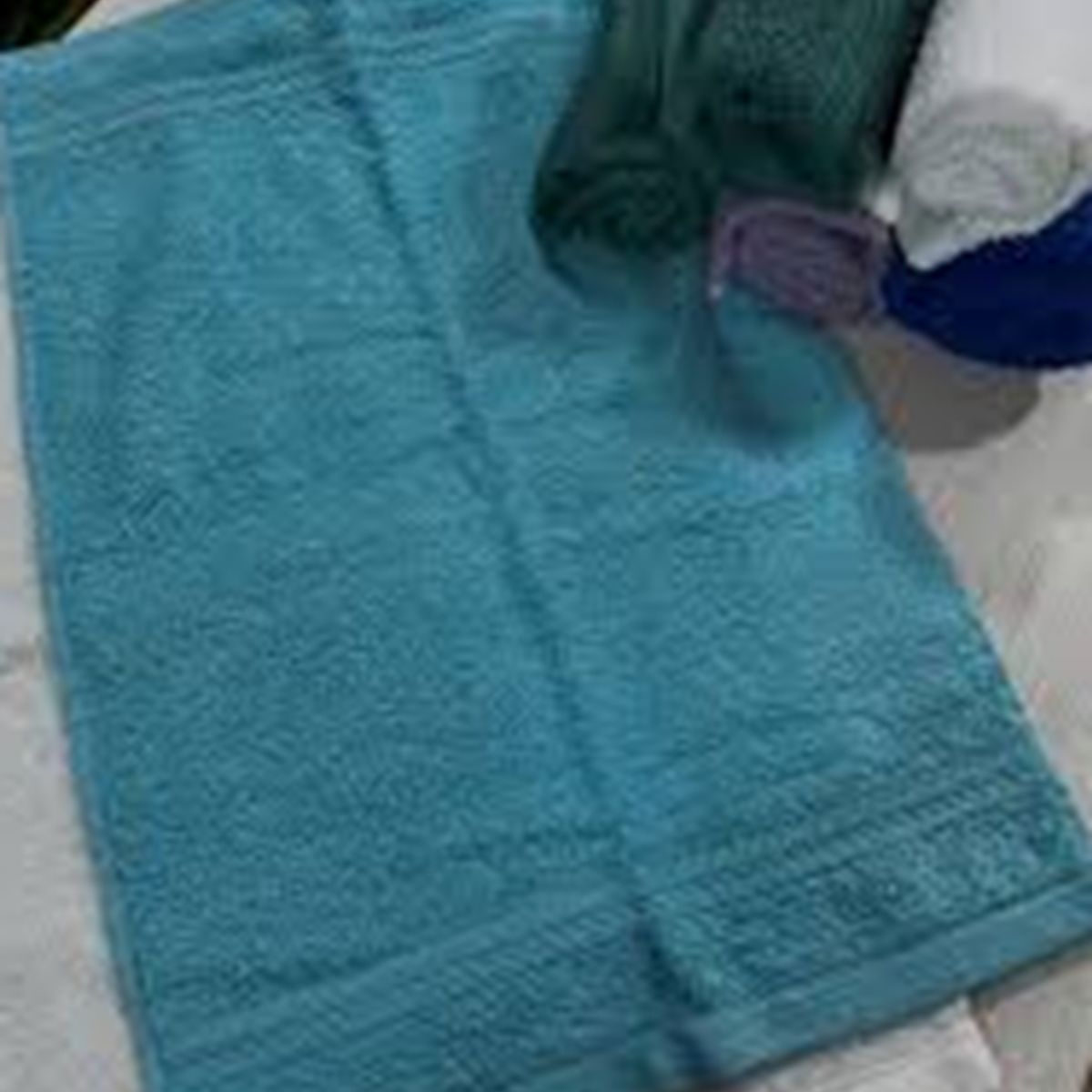 GENERICO - Toalla Baño + Mano Algodón By Cannon 350 g Color Celeste Liso