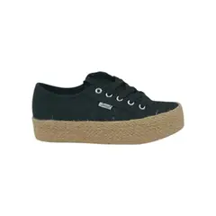 HERIEL - Zapatilla Negra Plataforma Mujer