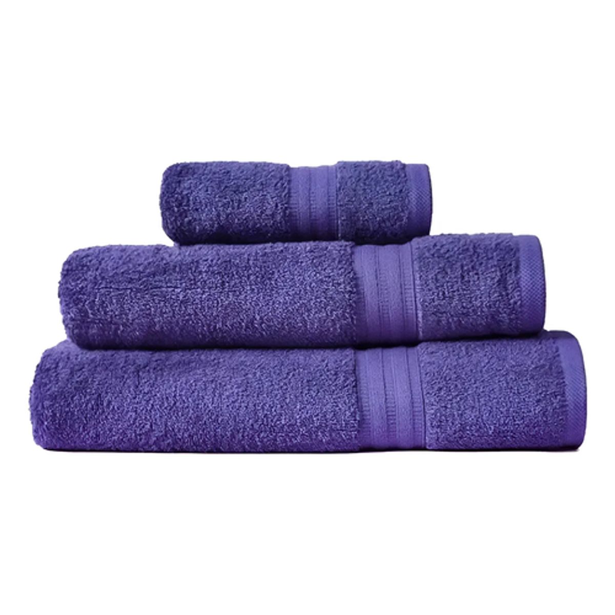 GENERICO - Sábanas de Baño 450 g AF Cannon 76x160 cm Color Morado