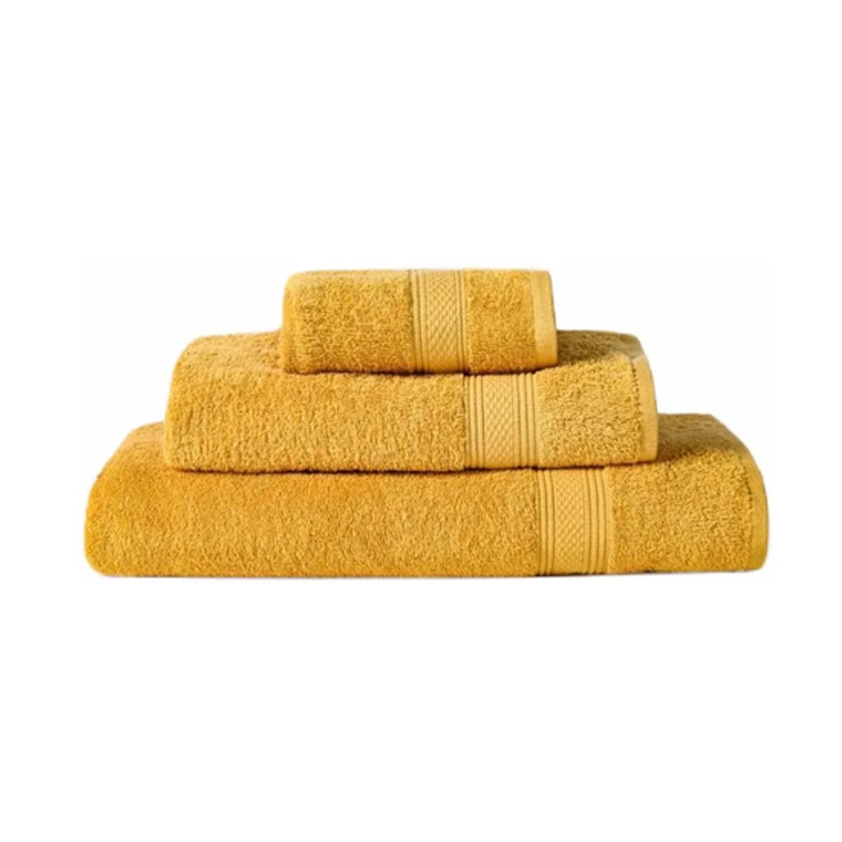 GENERICO - Sábanas de Baño 450 g AF Cannon 76x160 cm Color Amarillo