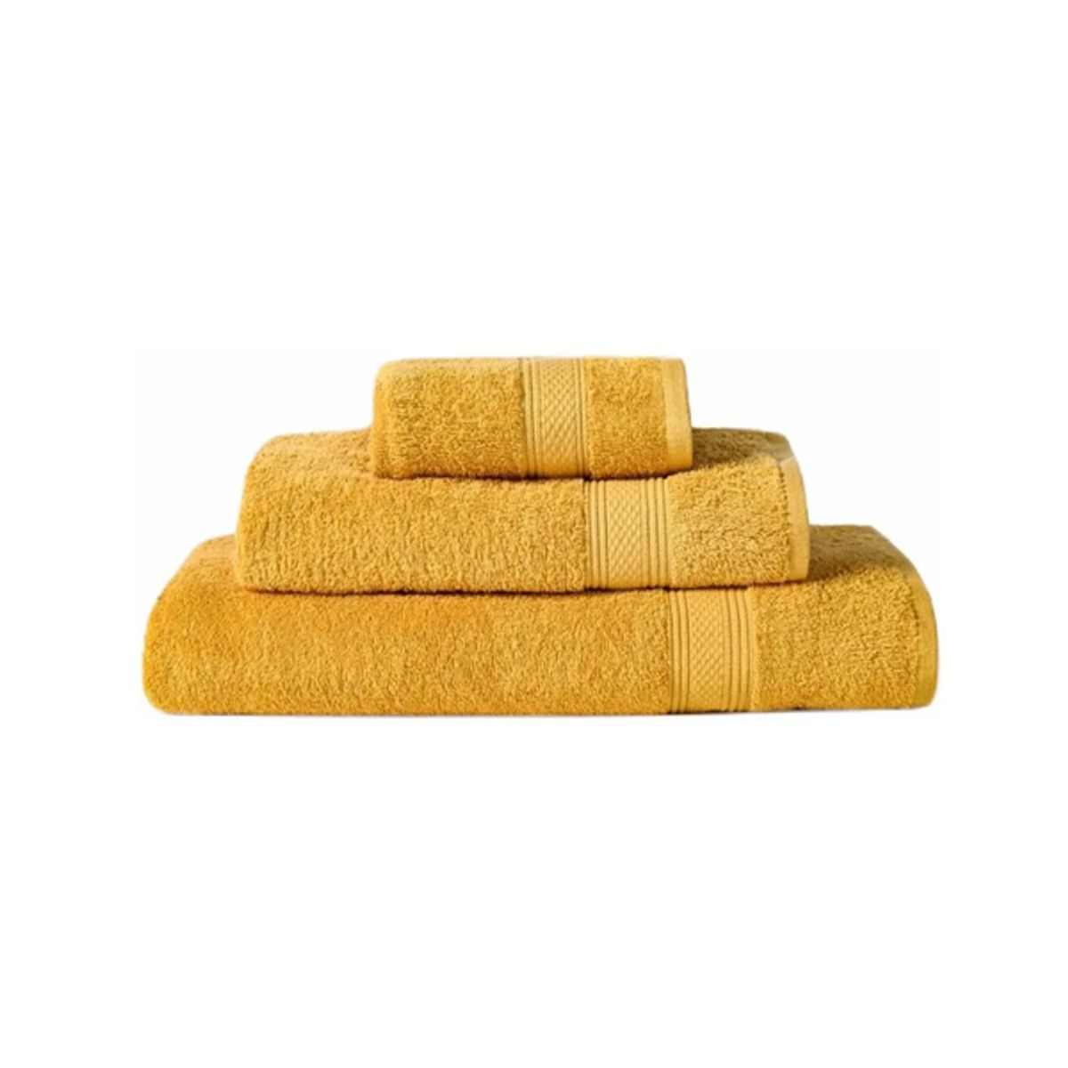 GENERICO - Sábanas de Baño 450 g AF Cannon 76x160 cm Color Amarillo