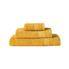 GENERICO - Sábanas de Baño 450 g AF Cannon 76x160 cm Color Amarillo