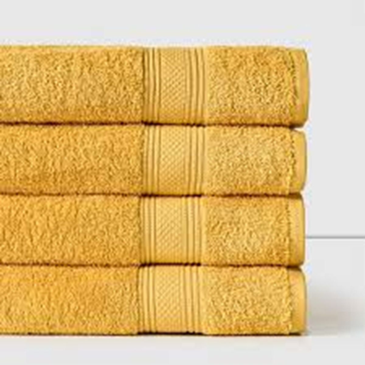 GENERICO - Sábanas de Baño 450 g AF Cannon 76x160 cm Color Amarillo