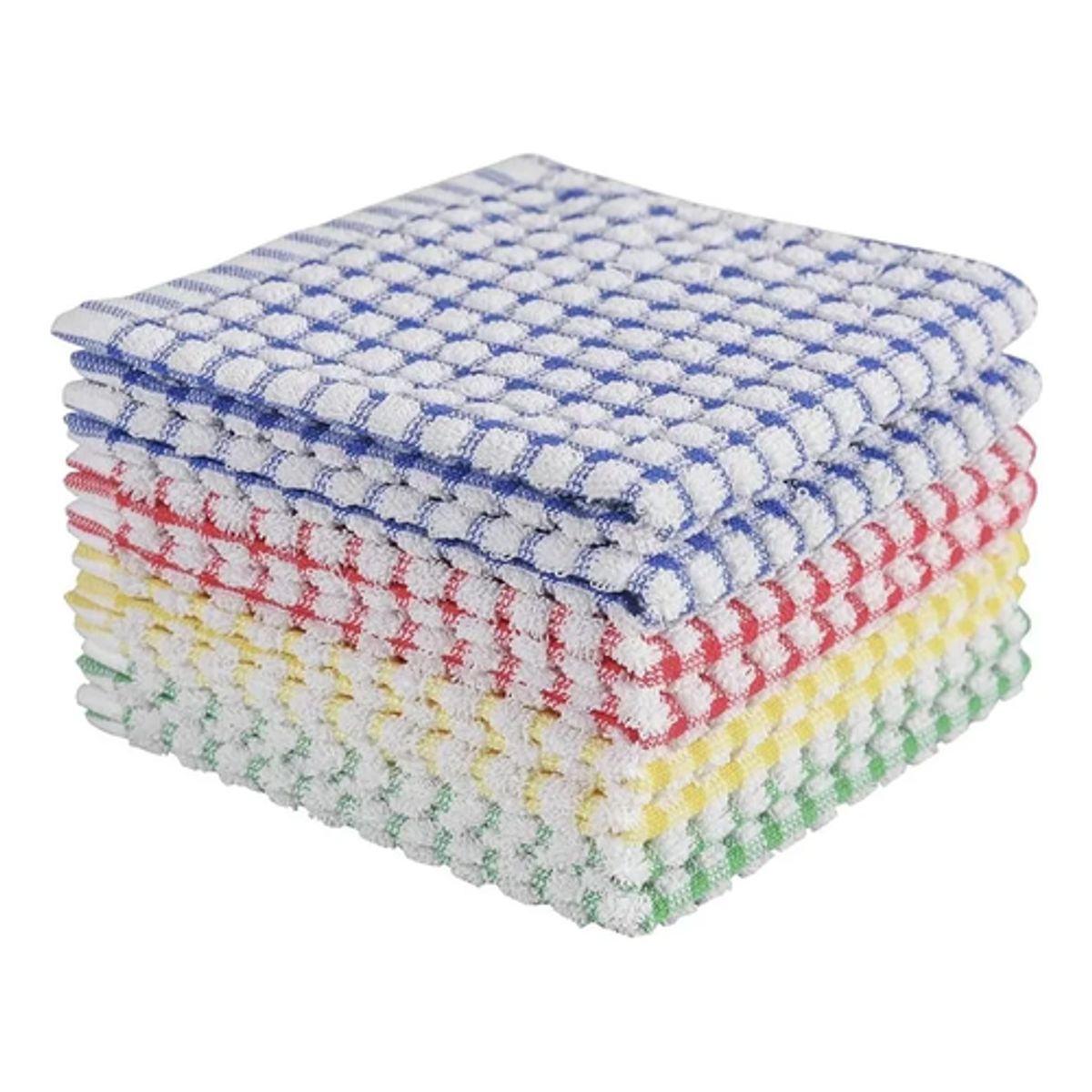 GENERICO - Set 12 Paños de Cocina Toallas Gruesas Algodón 60x40 cm