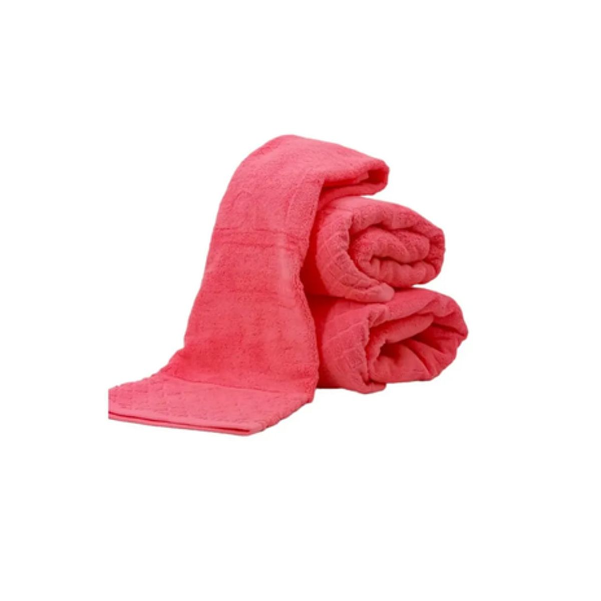 GENERICO - Toalla de Cara 30x50 cm 100% Algodón Pack de 2 Color Fucsia Liso