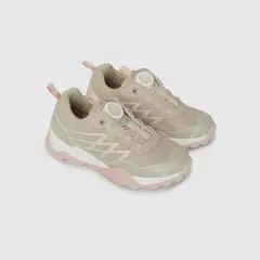 COLLOKY - Zapatilla Outdoor Beige con Ajuste Giratorio Niña T 28 al 38
