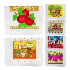 GENERICO - Set 12 Paños de Cocina Toallas Estampadas Polar