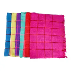 GENERICO - Set 12 Paños de Cocina Toallas Cuadro