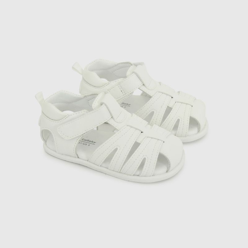 COLLOKY - Sandalia Bebé niña Blanco 58055 Colloky