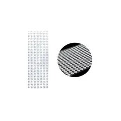 GENERICO - Pack Pegatinas Decorativas Diamantes Sticker Blanco
