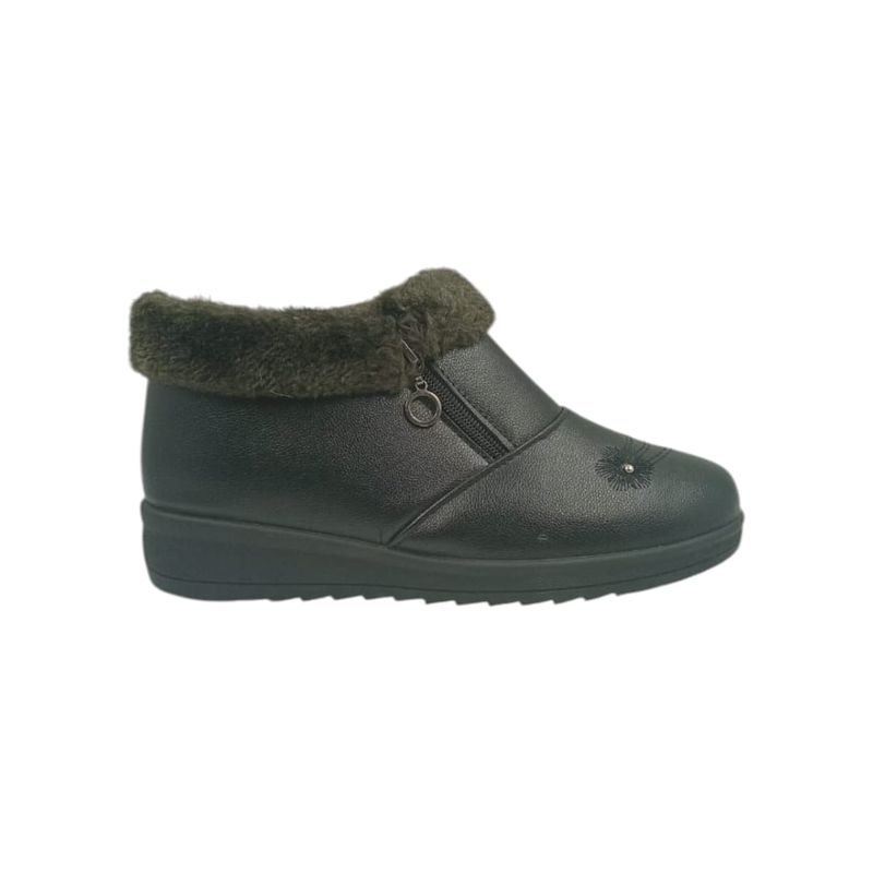 HERIEL - Zapatilla Negra Chiporro Mujer