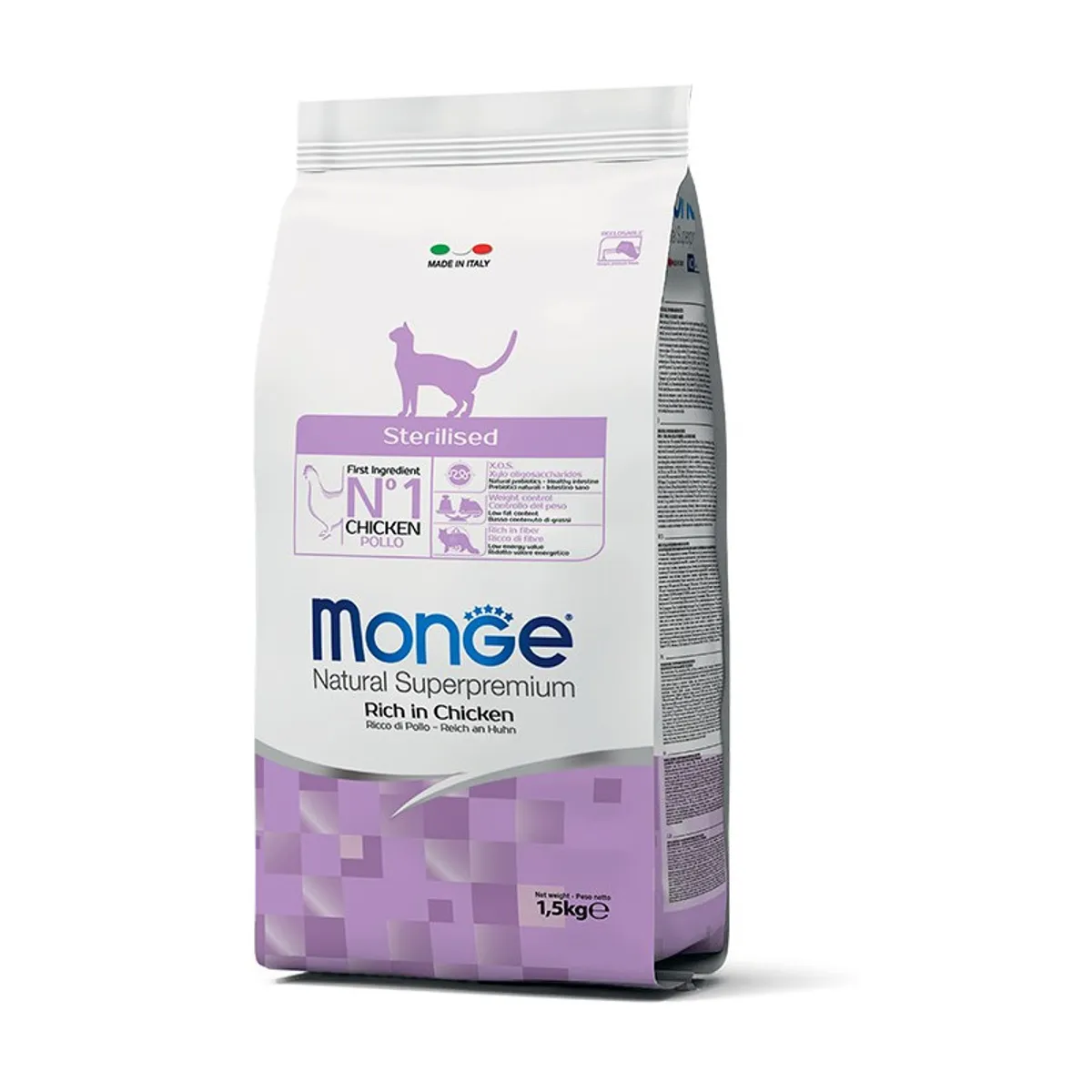 MONGE - Monge Alimento Premium para Gatos Esterilizados