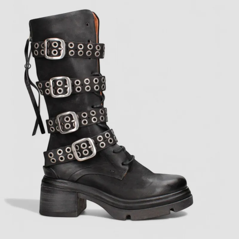AS 98 - BOTA MUJER BRAGA NEGRO AS98