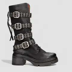 AS 98 - BOTA MUJER BRAGA NEGRO AS98