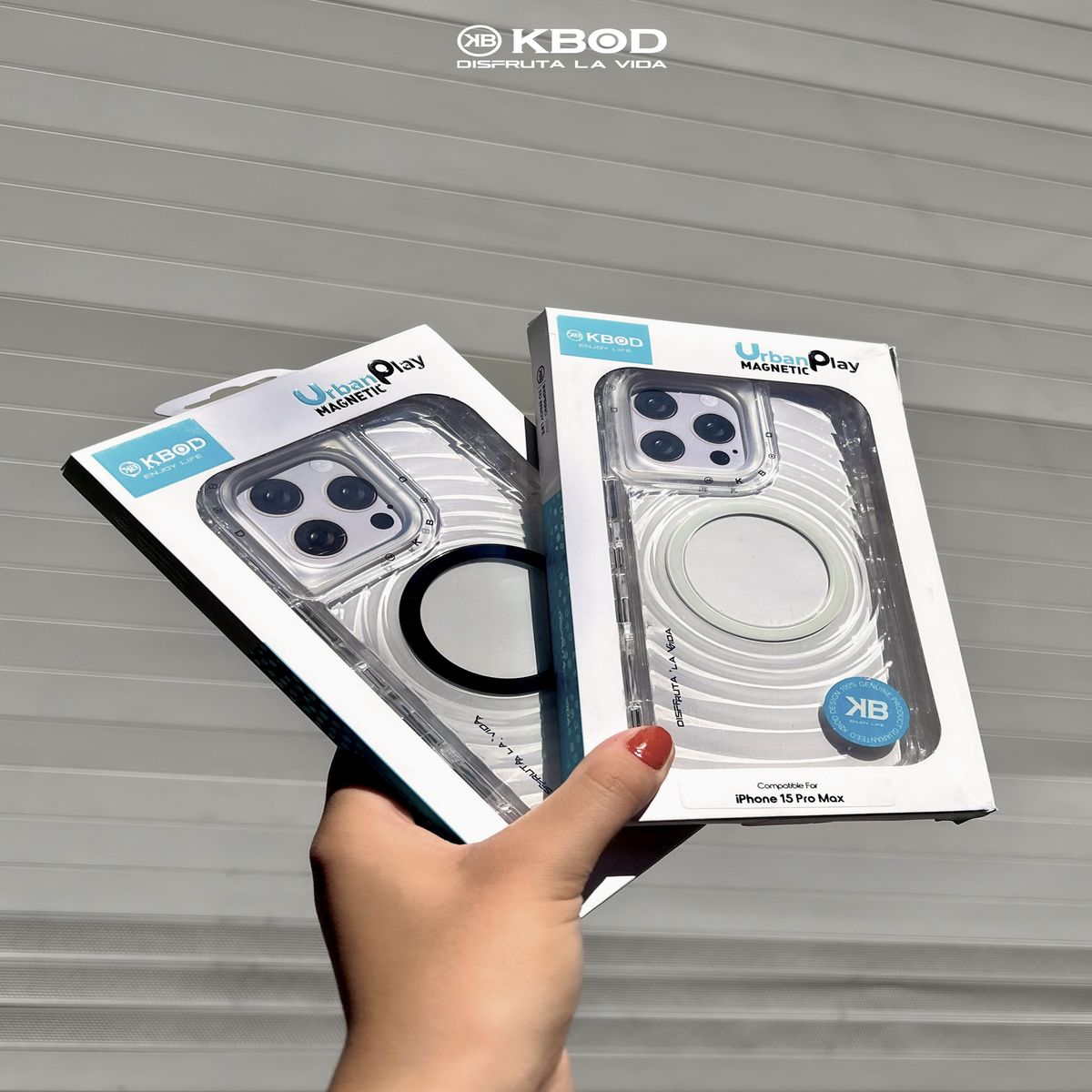 KBOD - Carcasa Kbod Urban Play Case Magnetic Para iPhone 16 Pro Max Negro
