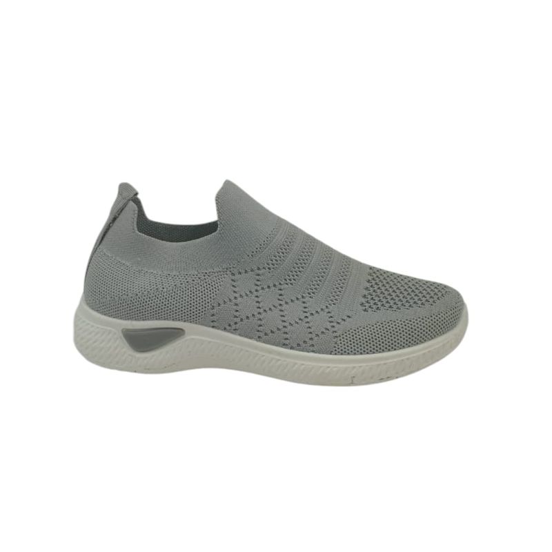 HERIEL - Zapatilla Gris Textil Mujer