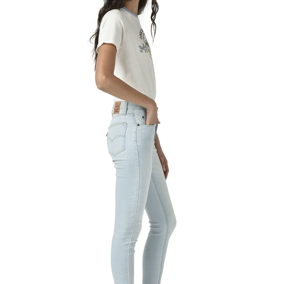 LEVIS - Jeans Mujer 721 Skinny Celeste Levis