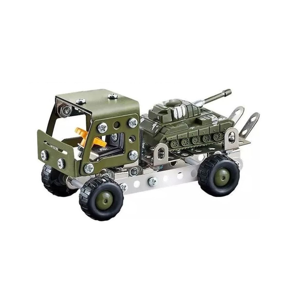 GENERICO - Set Construcción Camión Remolque y Tanque 142pz 55731