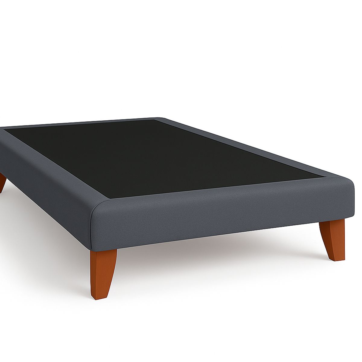 GENERICO - Base Cama 1.5 Plazas 105x190 Gris Oscuro