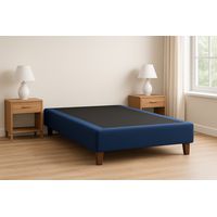 Base Cama 1.5 Plazas 105x190 Azul Francia