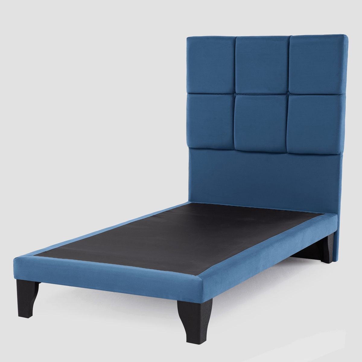 COLBOX - Respaldo + Base Atenas 15 Pl Felpa Azul