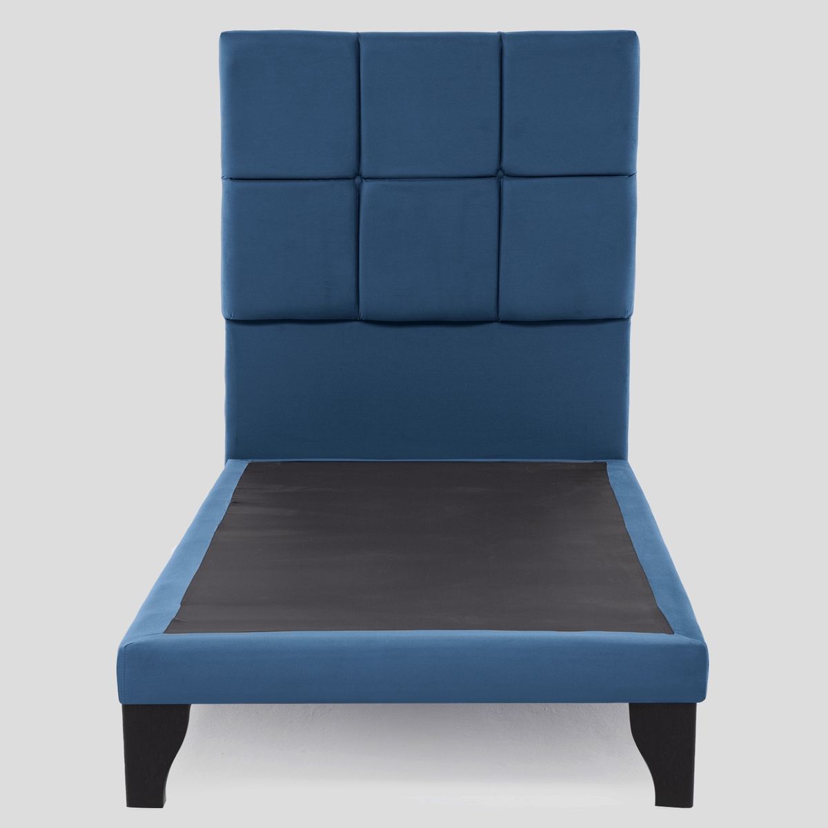 COLBOX - Respaldo + Base Atenas 15 Pl Felpa Azul