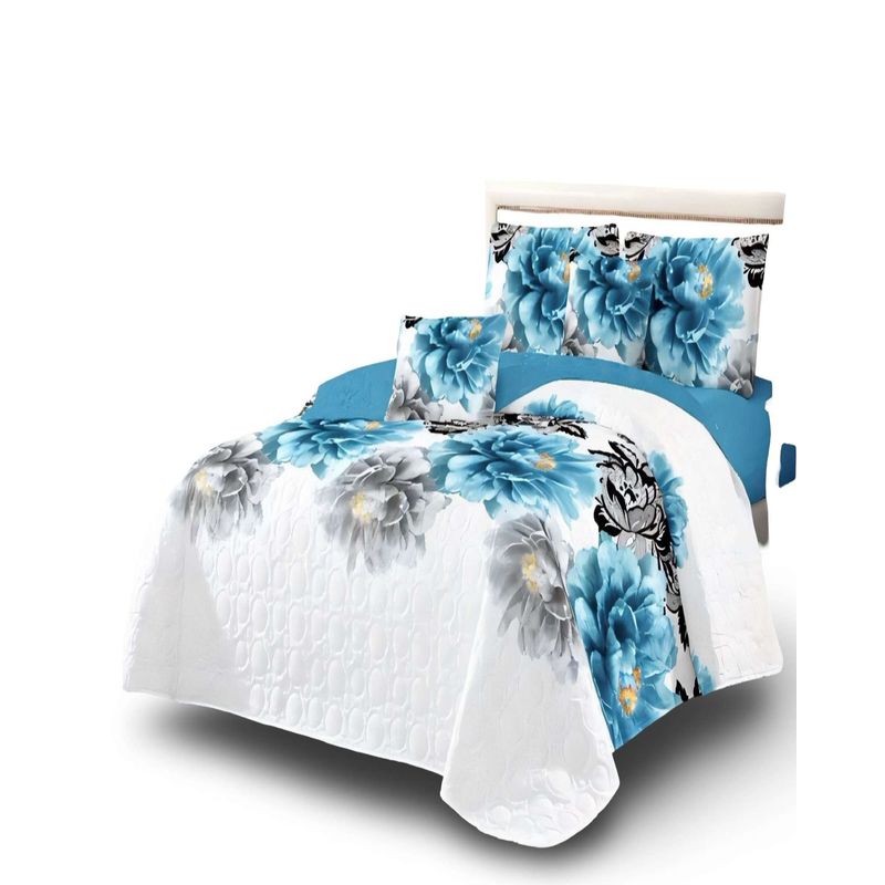GENERICO - Cubrecama Colcha Quilt de Verano 2 Plaza