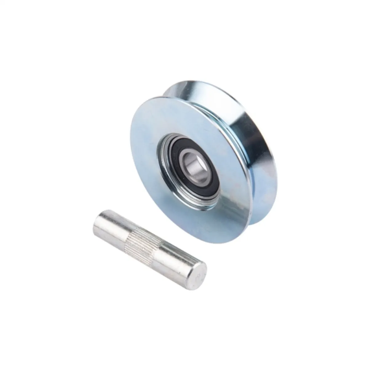 DUCASSE - Rueda al piso para porton 64mm 100kg con pasador estriado