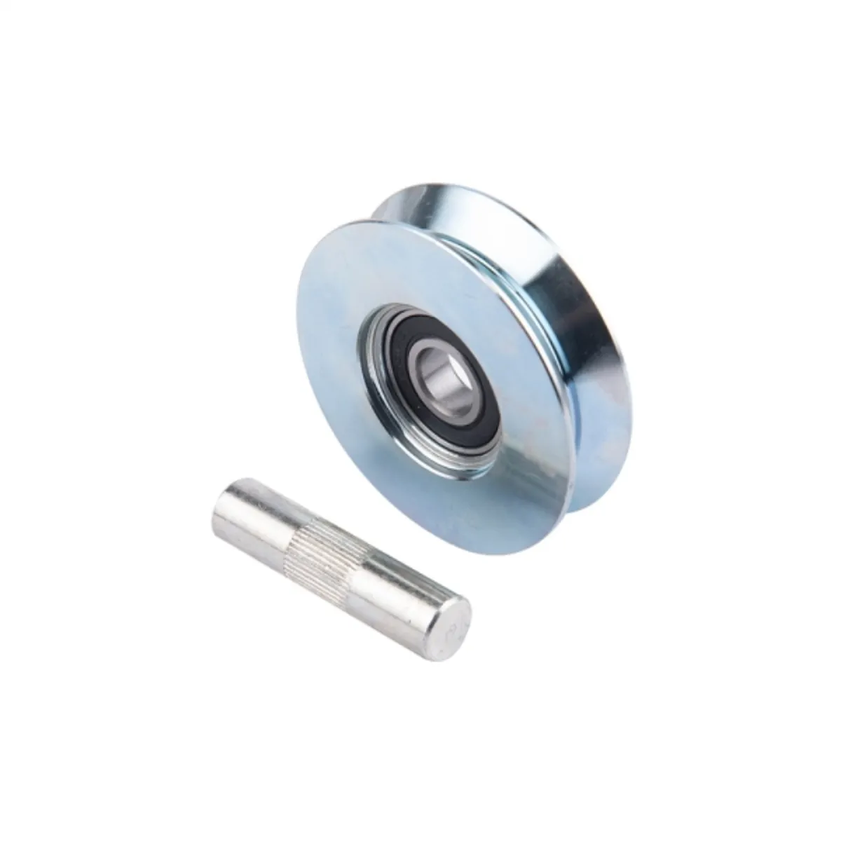 DUCASSE - Rueda al piso para porton 64mm 100kg con pasador estriado