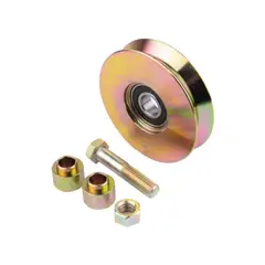 DUCASSE - Rueda al piso para porton premium 100mm 250kg con perno de fijacion