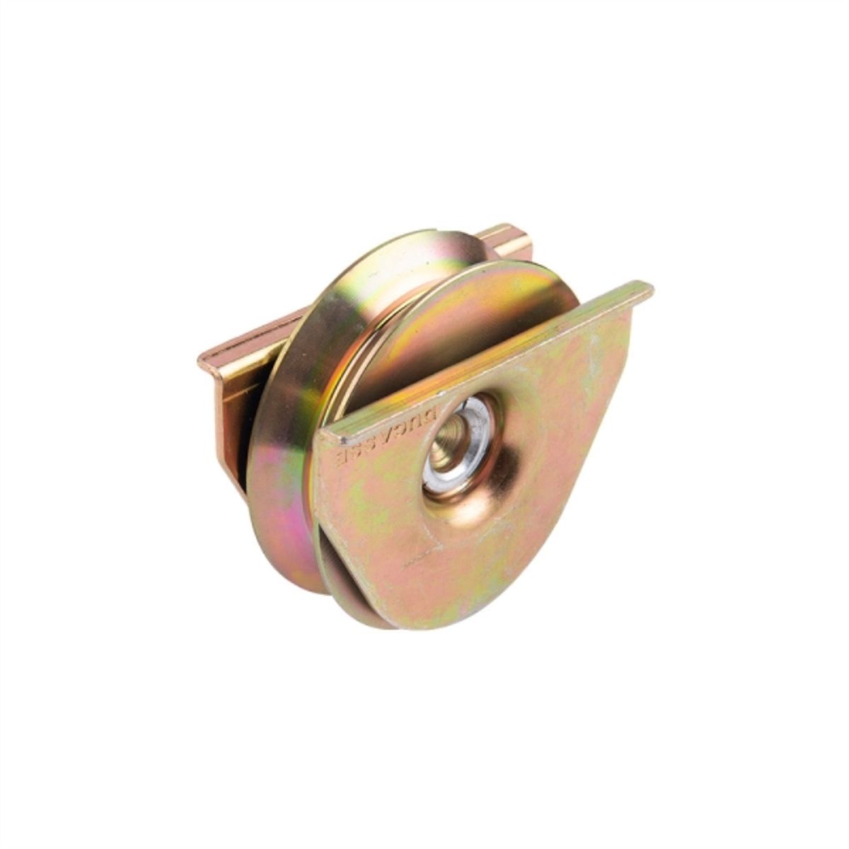 DUCASSE - Rueda al piso para porton 64mm 100kg con placa lateral