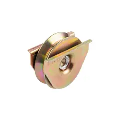 DUCASSE - Rueda al piso para porton 64mm 100kg con placa lateral