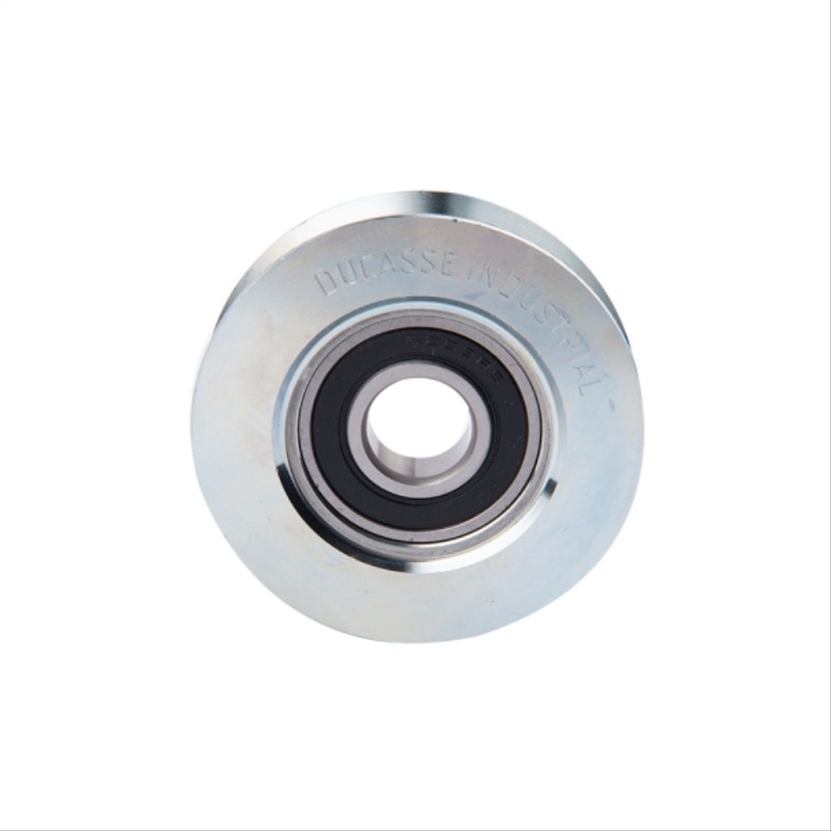 DUCASSE - Rueda al piso para porton 75mm 250kg con pasador estriado