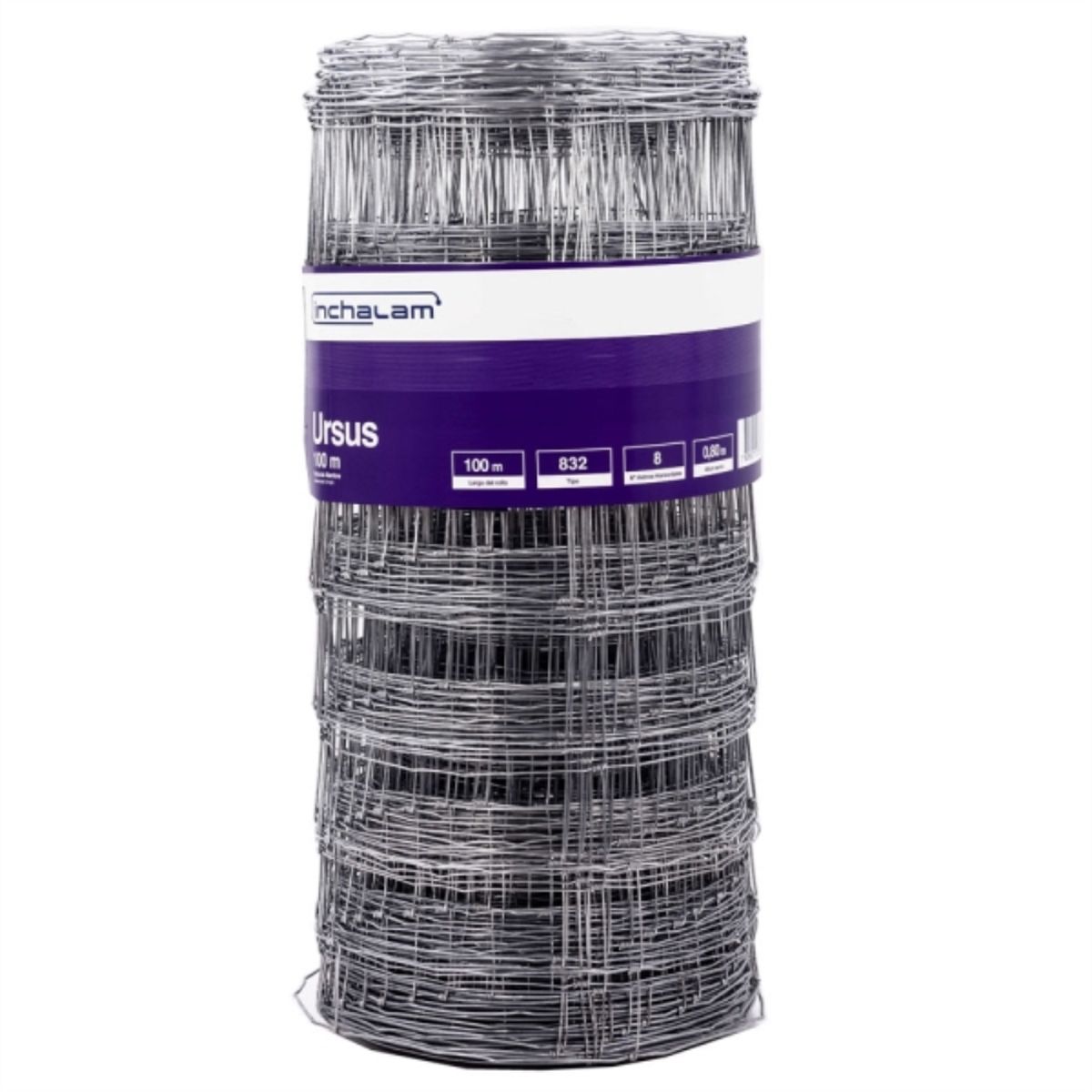 Cerco ursus galvanizada tipo 832 0,80x100mt, marca INCHALAM - Foto Principal