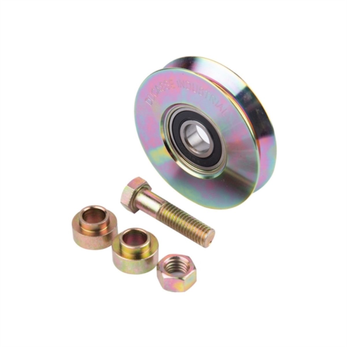 DUCASSE - Rueda al piso para porton premium 85mm 275kg con perno