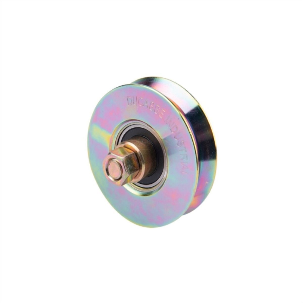 DUCASSE - Rueda al piso para porton premium 85mm 275kg con perno