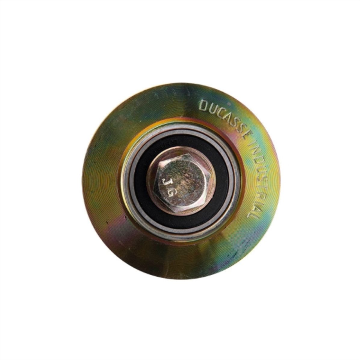 DUCASSE - Rueda al piso para porton premium 75mm 250kg con perno de fijacion