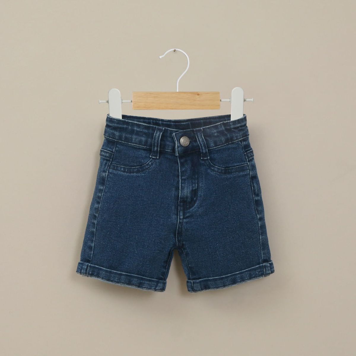 OPALINE - Short de jeans oscuro de niño