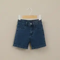 OPALINE - Short de jeans oscuro de niño