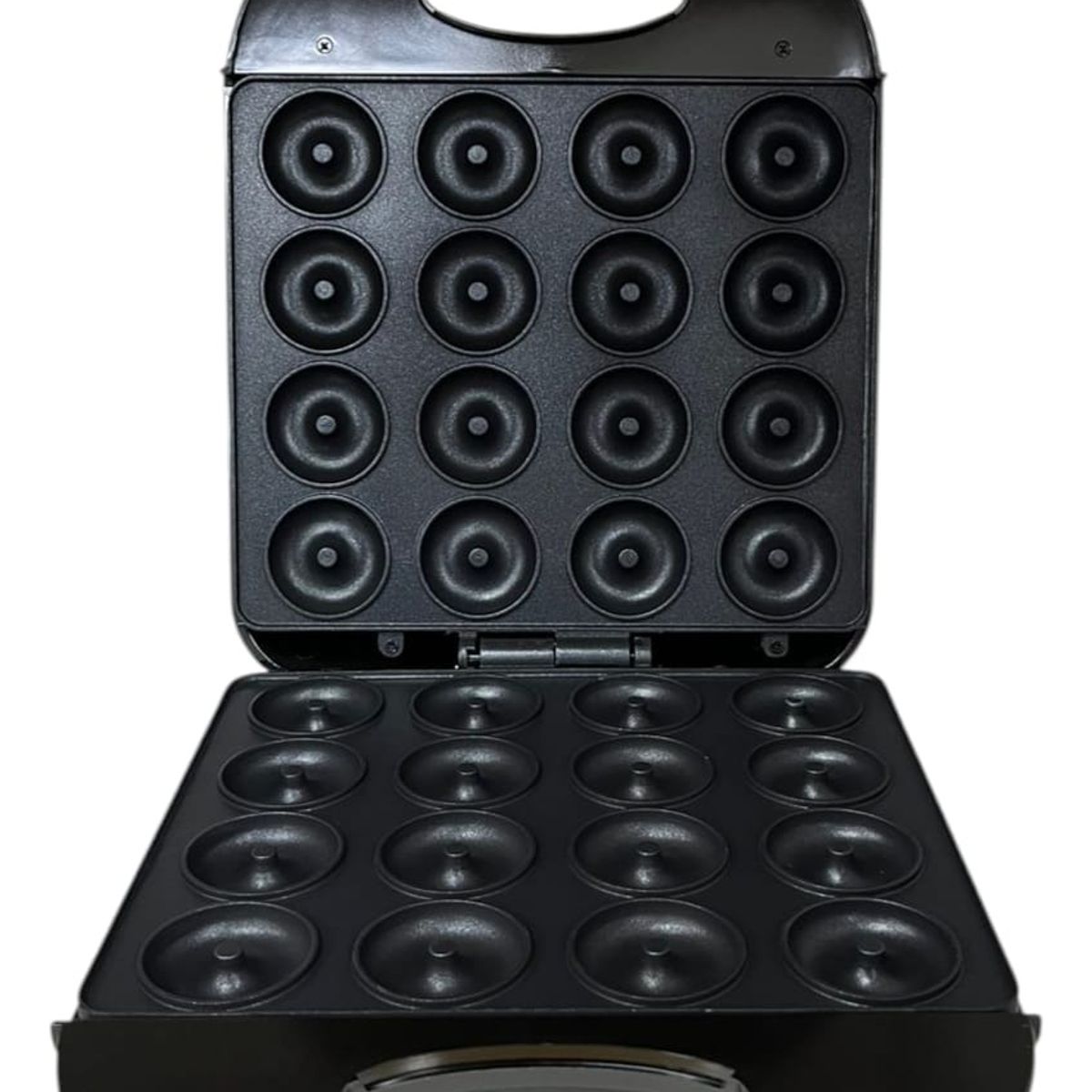 GENERICO - Maquina Para Hacer Mini Donas 16 Rosquillas Antiadherente Color Negro