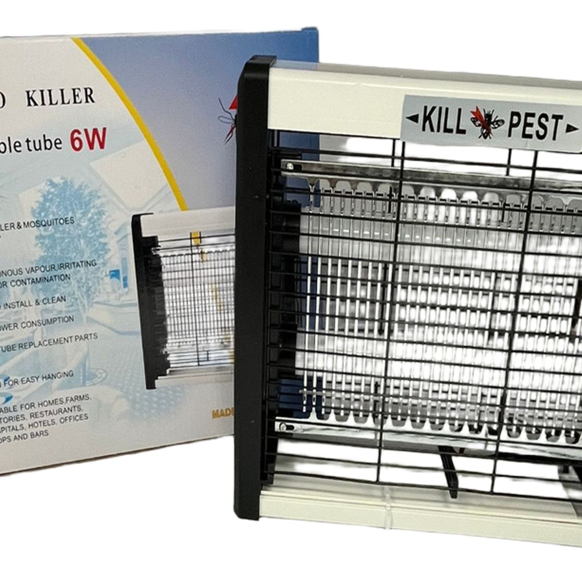 GENERICO - Lámpara Eléctrica Para Matar Moscas Y Insectos Led 6w