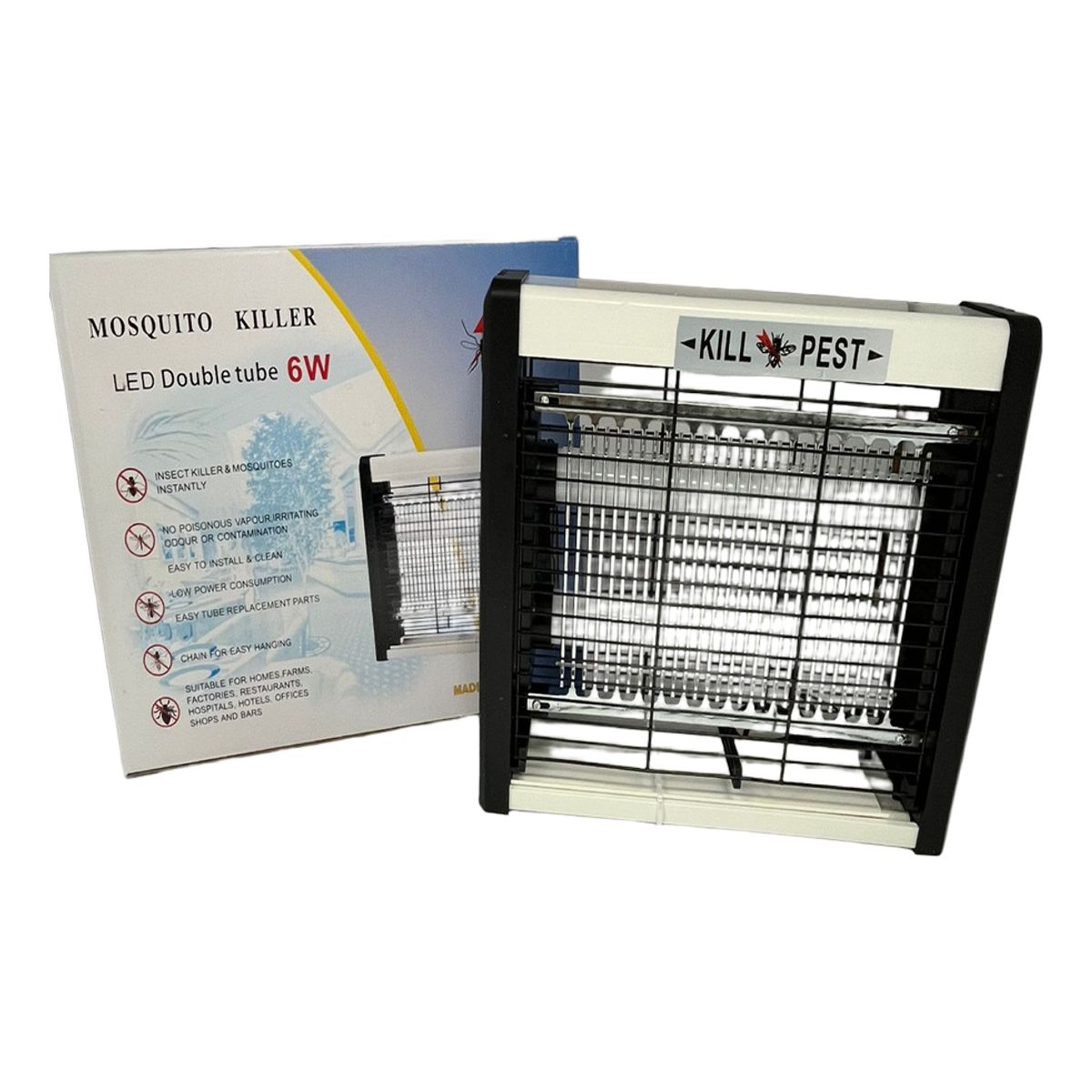 GENERICO - Lámpara Eléctrica Para Matar Moscas Y Insectos Led 6w