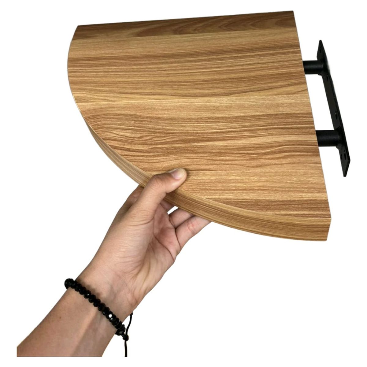 GENERICO - Estante Esquinero Para Pared De Melamina 30x30cm Set 2 Pieza