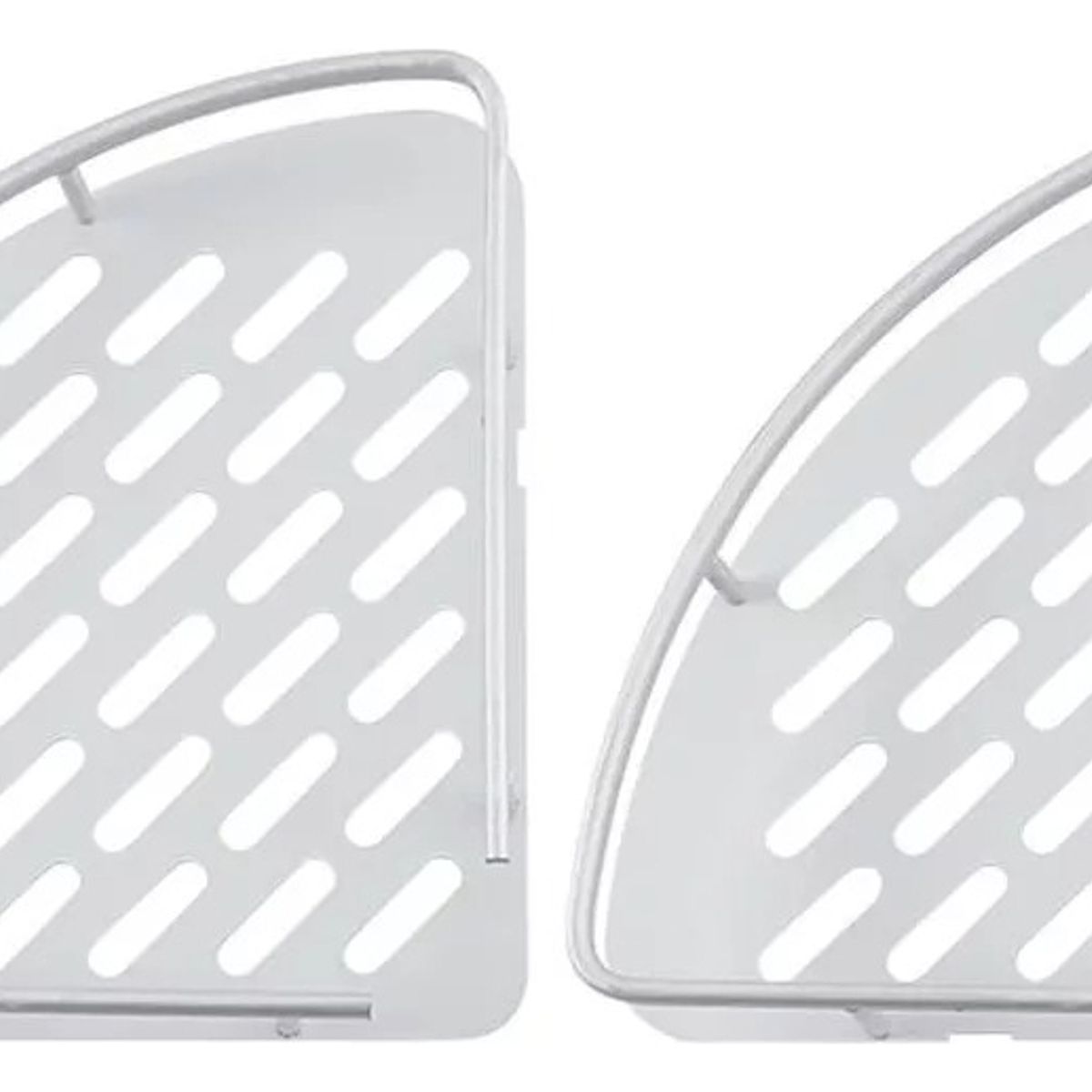 GENERICO - Organizador Esquinero Repisa Ducha Baño Adhesivo Set 2 Metal