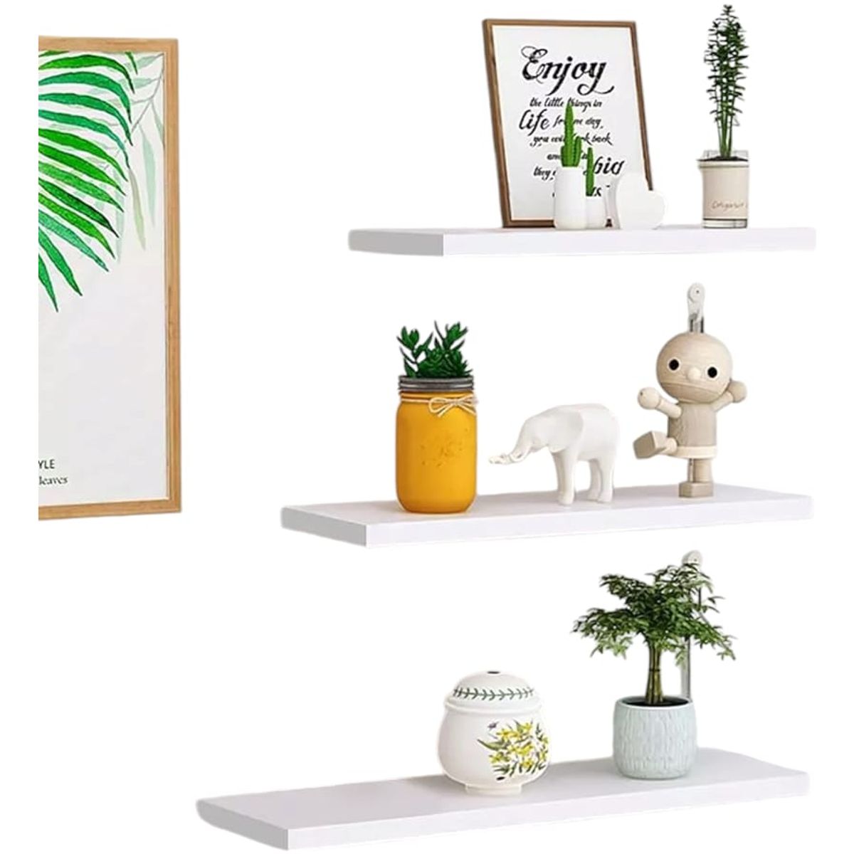 GENERICO - Repisas Flotantes De Melamina Modernas Kit 3