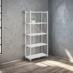 GENERICO - Repisa Estante 5 Niveles Metalico Plegable Estanteria 90kg