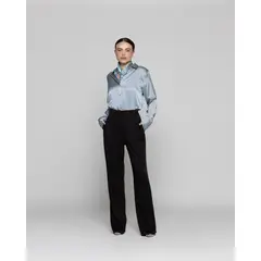 LINEATRE - Pantalón Mujer Clarissa Sastrero Semiformal Negro