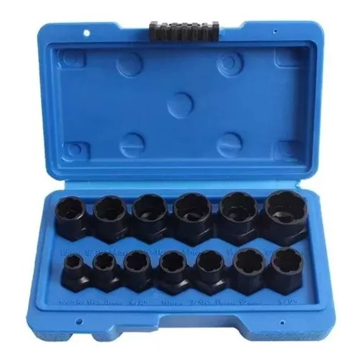 GENERICO - Set Dados Extractores Pernos Y Tuercas Rodadas 9 A 19mm